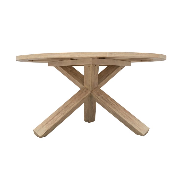 6 Seater Round Dining Table, Round Timber Dining Table 6 Seater