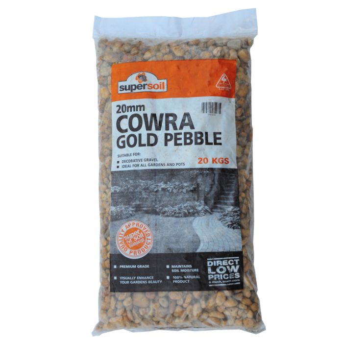 Cowra Gold Pebble 20mm Bag  ] 596230 - Flower Power